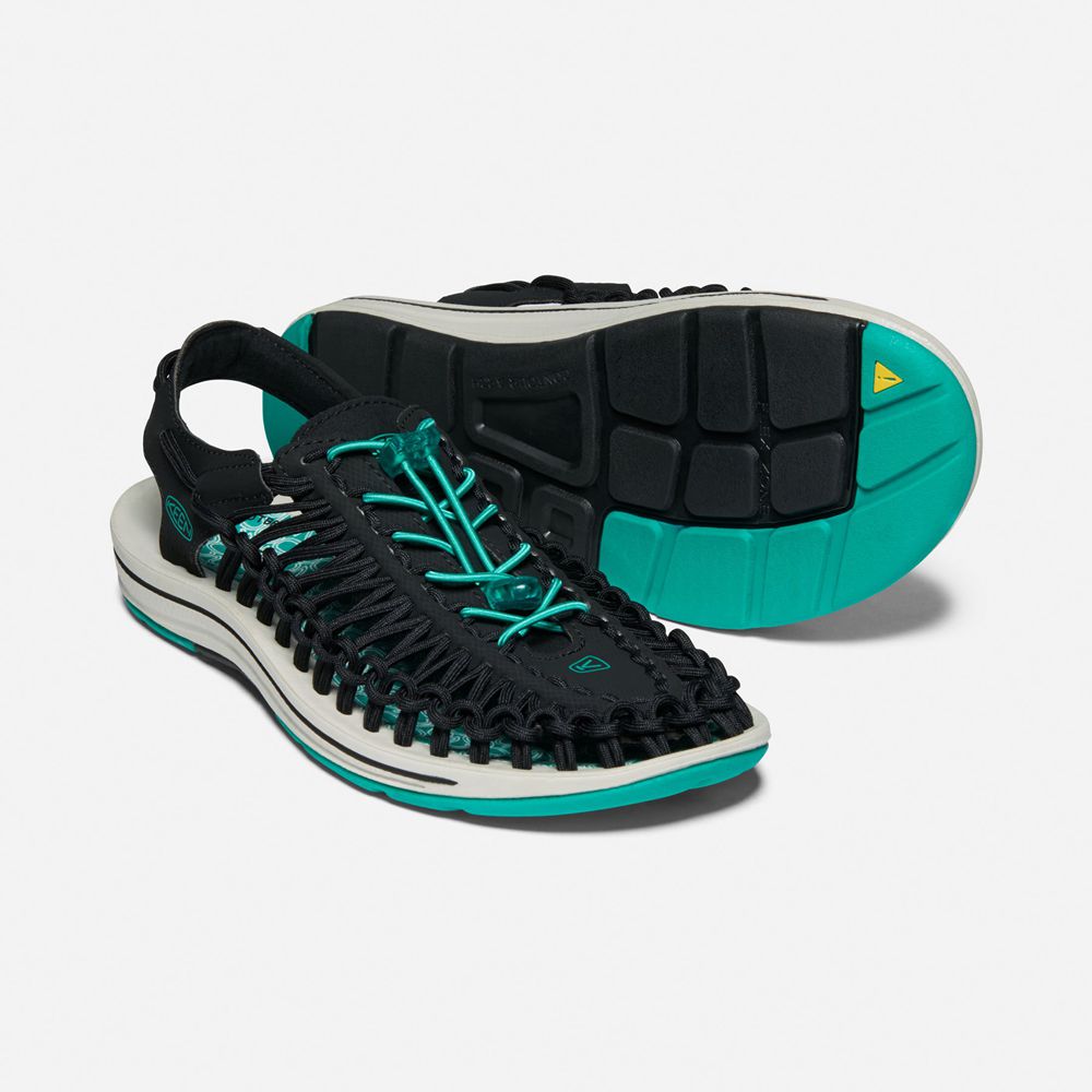 Sandalias Marca Keen Mexico Negros/Azules - Hombre Uneek - TO9170628